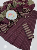 Multani Khaadi Marina Lining Shirt & Trouser & Paired with a Lining Jacquard Marina Khaadi Shawl - Image 3