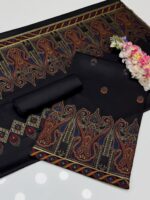 Premium Viscose Jacquard Brosha Shirt and Back. - Image 9