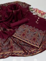 Premium Viscose Jacquard Brosha Shirt and Back. - Image 4