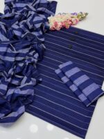 💕 Embrace The Elegance of Multani Khaadi Marina Lining Shirt & Trouser & Paired with a Lining Jacquard Marina Khaadi Shawl 3 Pc 👗 - Image 3