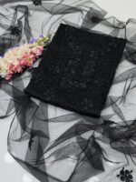 Handmade Applic Work On Net Fabric Full Shirt Jall With Booti Jall Dupatta 2pc Suit…✨🌿🪡💝 - Image 2