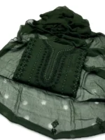 Handmade pakka makri tanka on soft shifoon 2pc - Image 3