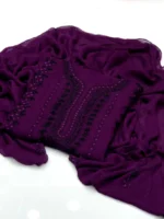 Handmade pakka makri tanka on soft shifoon 2pc - Image 8