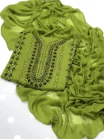 Handmade pakka makri tanka on soft shifoon 2pc - Image 10