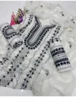 Handmade pakka makri tanka on soft shifoon 2pc - Image 6