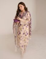 - Premium quality *SELF* swiss  jacquard lawn fabric digital printed shirt Premium quality *SELf* Swiss  *JACQUARD* lawn fabric digital printed trouser chiffon digital printed dupatta 3pc unstitched suit 👗 - Image 2