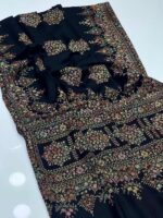 Elegant And Beautiful Hand Made Kashmiri Embroidery With Block Print Excellent Quality Pashmina - Image 10
