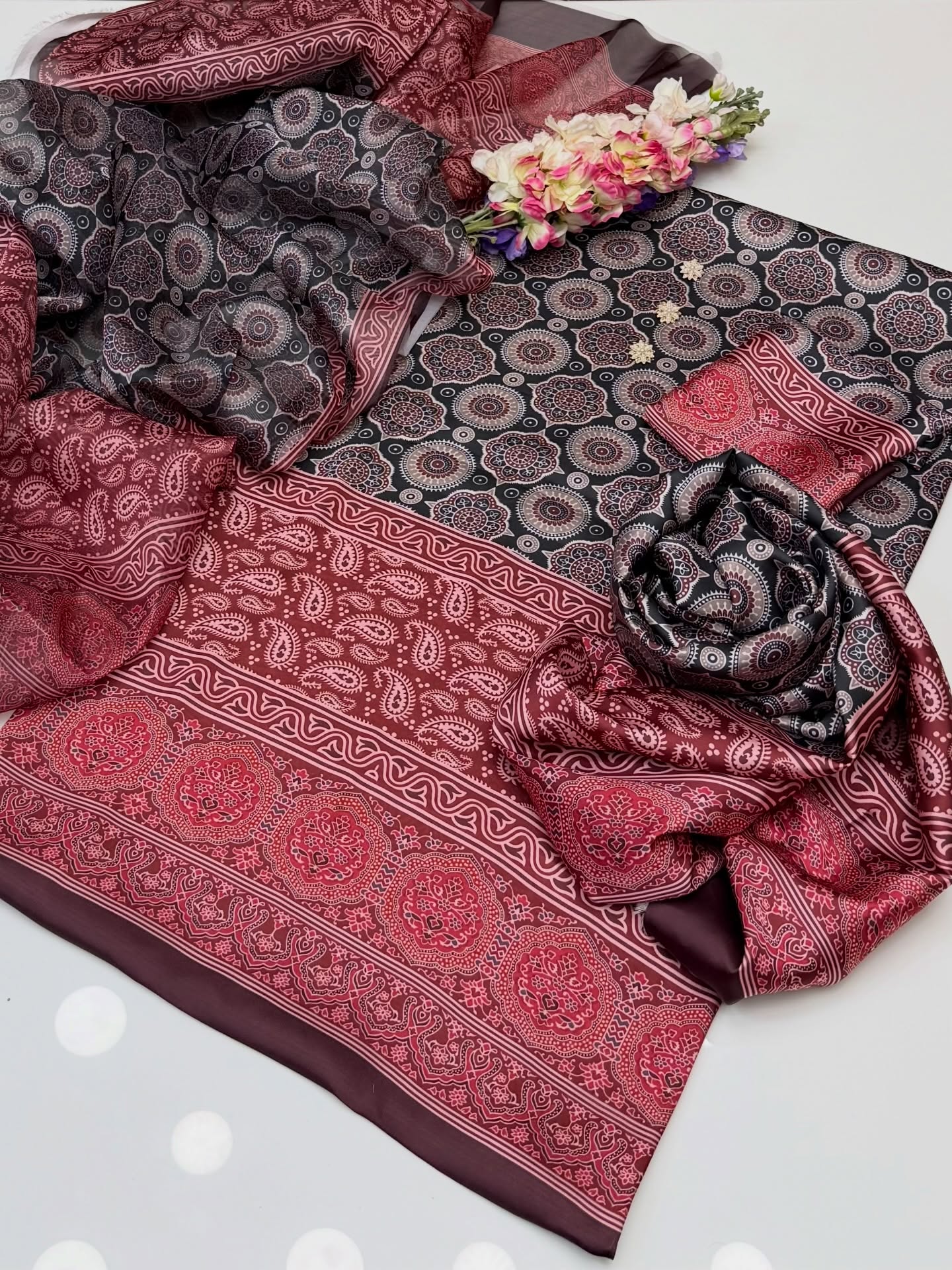 616423742_18069871706437314_6223359074937784332_n 🔥#AJRAK #PRINT 3 PC👗 - Image 1